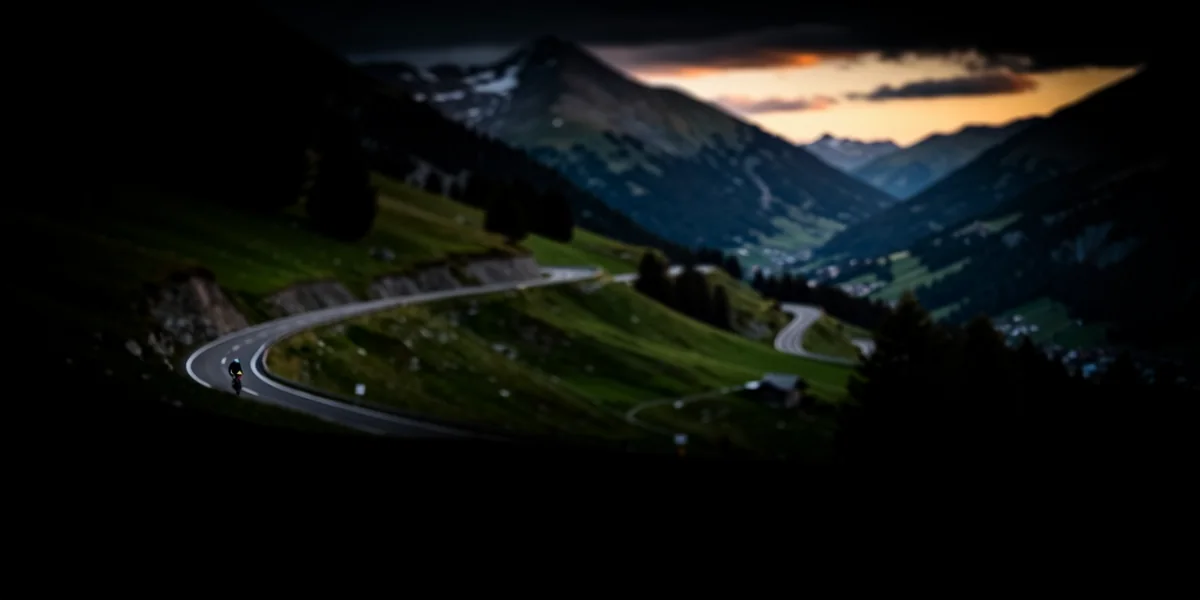 Alpine Grand Traverse cycling route